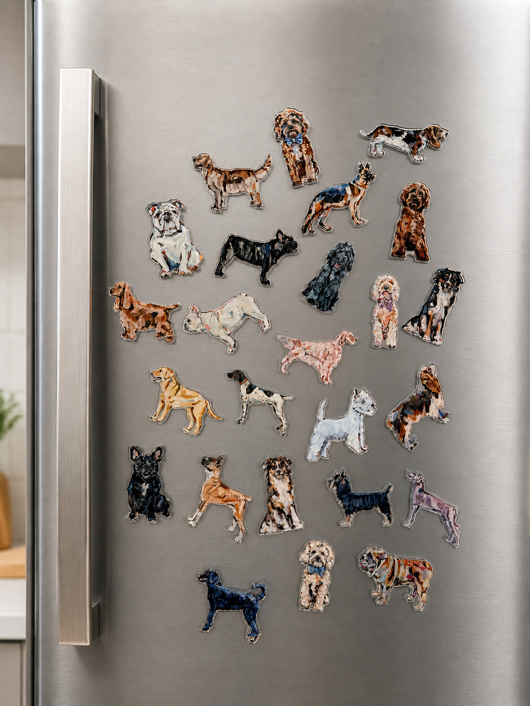 "Basset Hound Tri" magnet