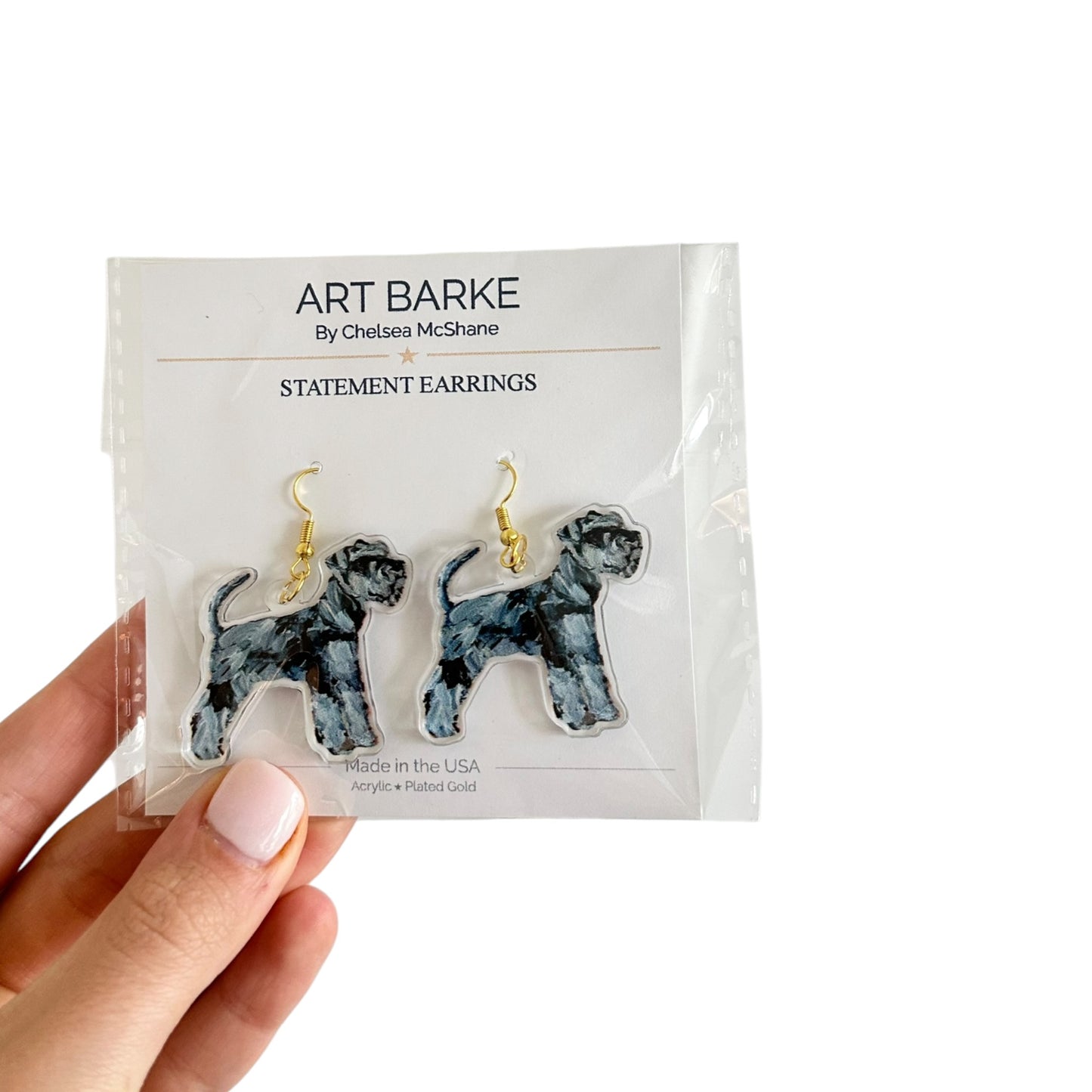 "Schnauzer" Earrings