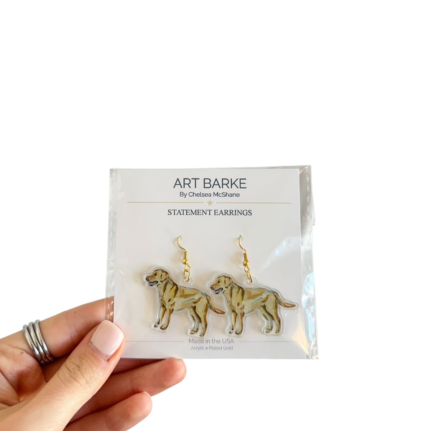 "Lab Yellow" Earrings