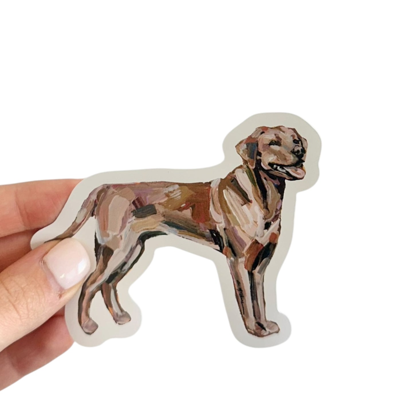 "Lab Red Fox" Sticker