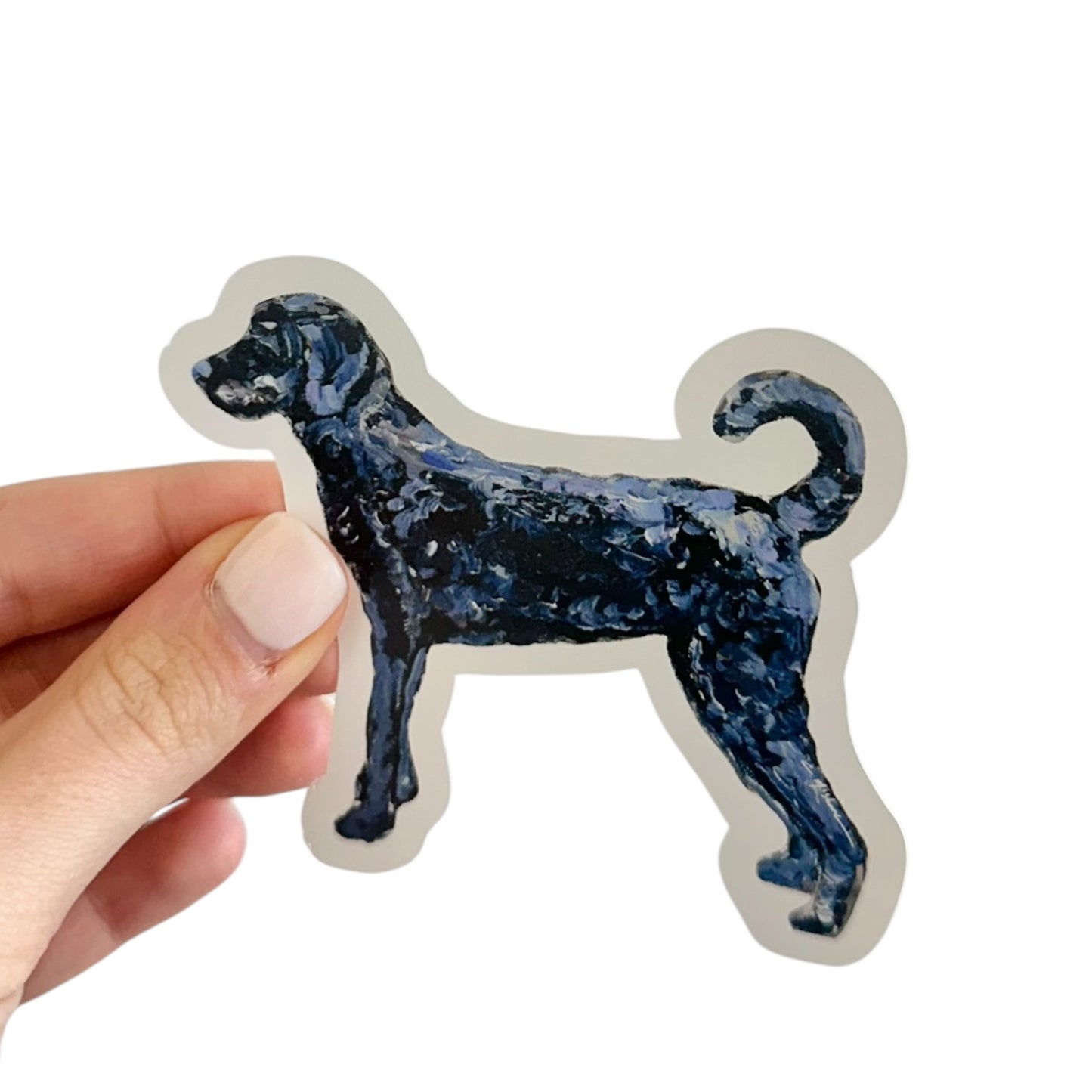 "Labradoodle Black" Sticker