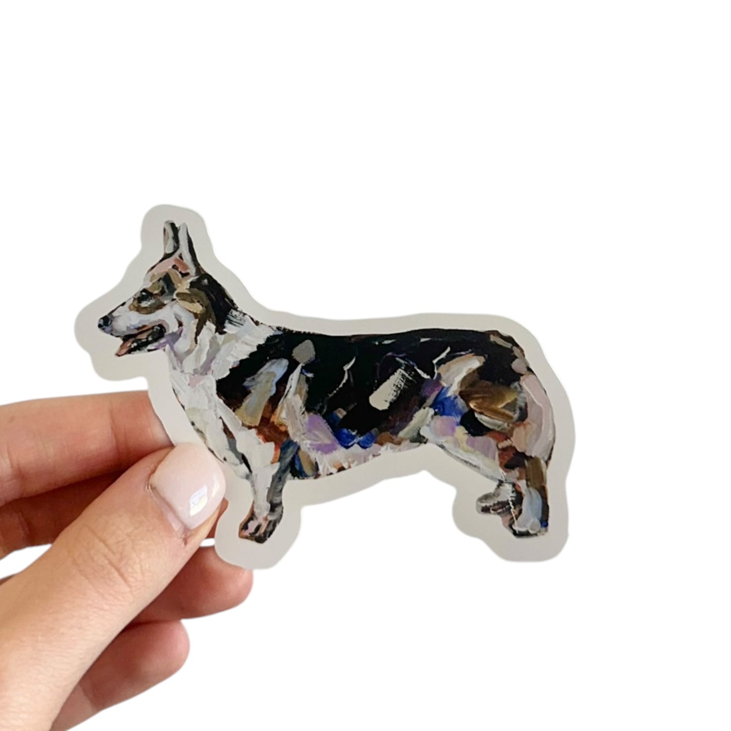 "Corgi Tri" Sticker