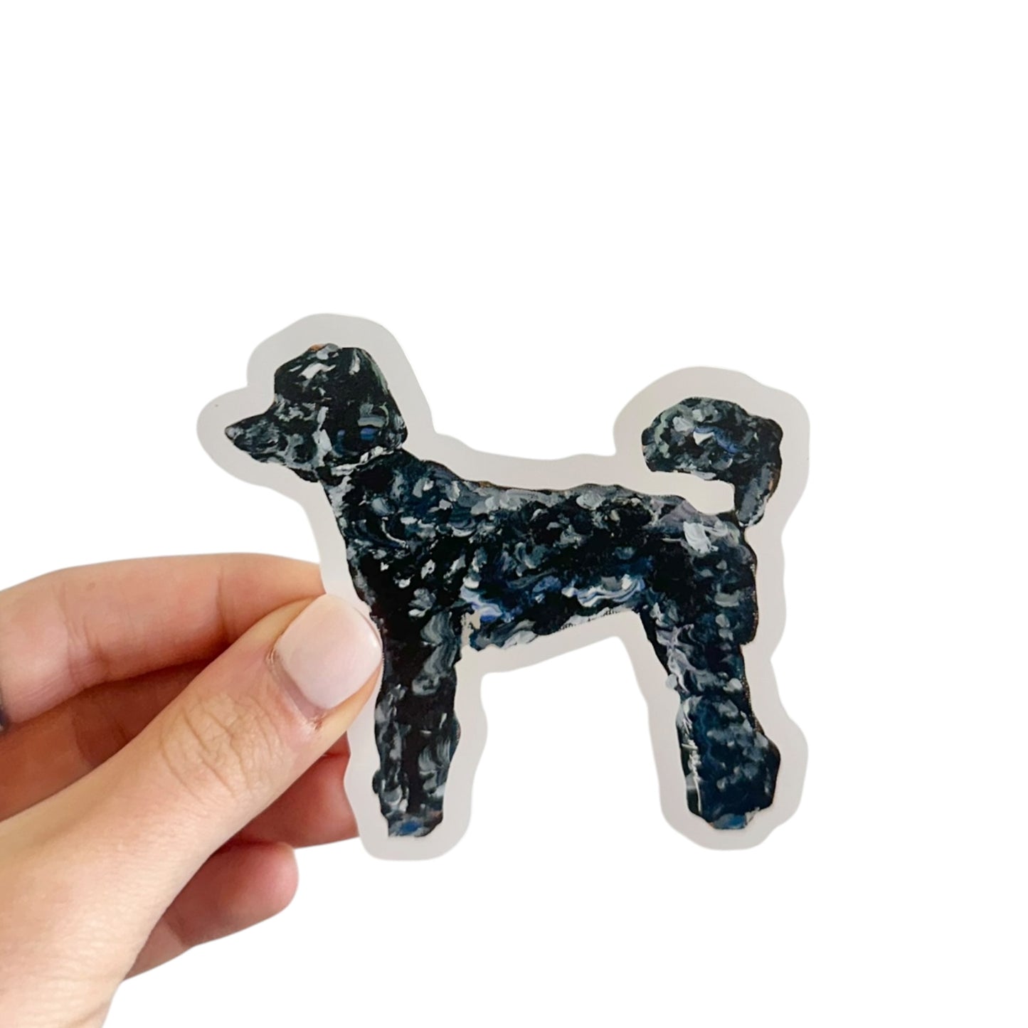 "Poodle Black" Sticker