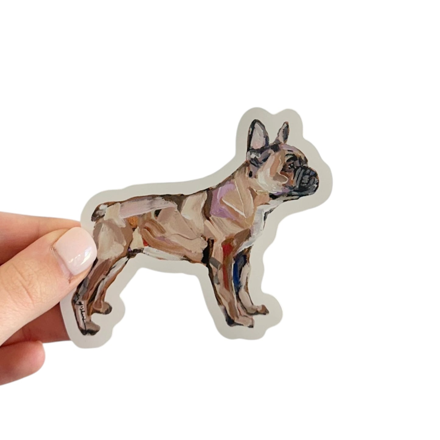 "Frenchie Fawn" Sticker