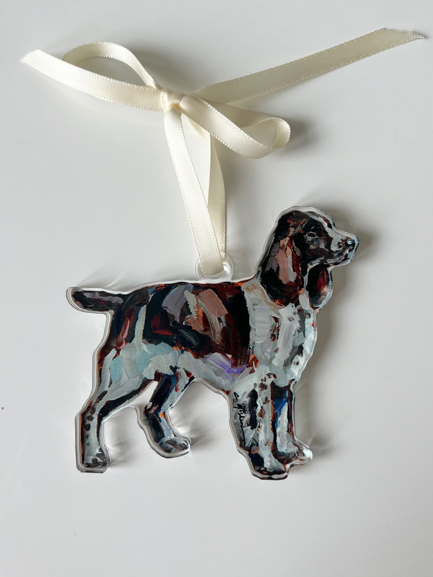 "English Springer Spaniel" Ornament (Mix + Match 10 MOQ)