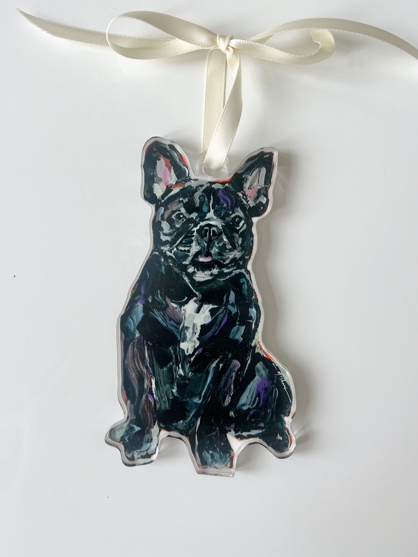 "Frenchie Black" Ornament (Mix + Match 10 MOQ)
