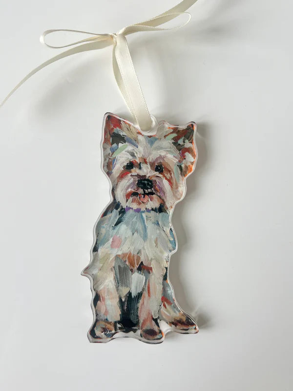 "Yorkie Light" Ornament (Mix + Match 10 MOQ)