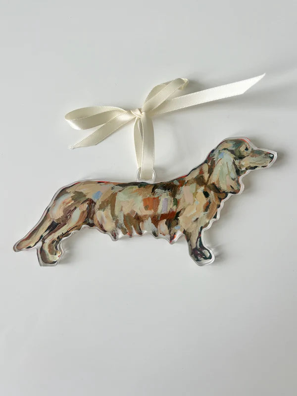 "Dachshund Blonde" Ornament (Mix + Match 10 MOQ)