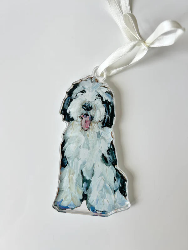 "Sheepadoodle I" Ornament (Mix + Match 10 MOQ)