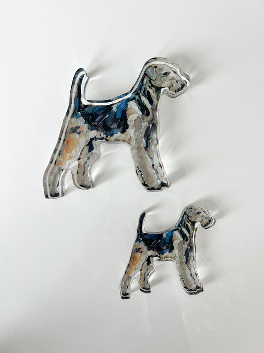 "Airedale" acrylic