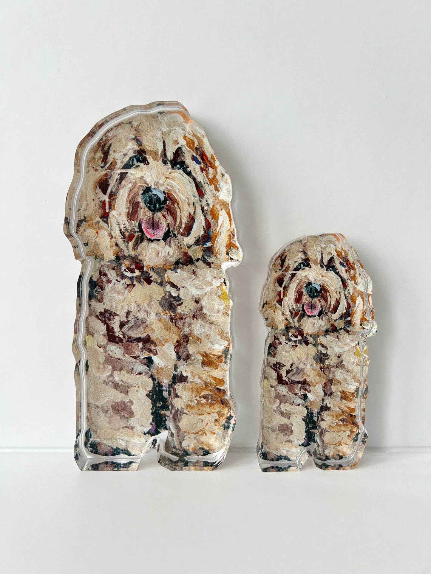 "Cockapoo Blonde" acrylic
