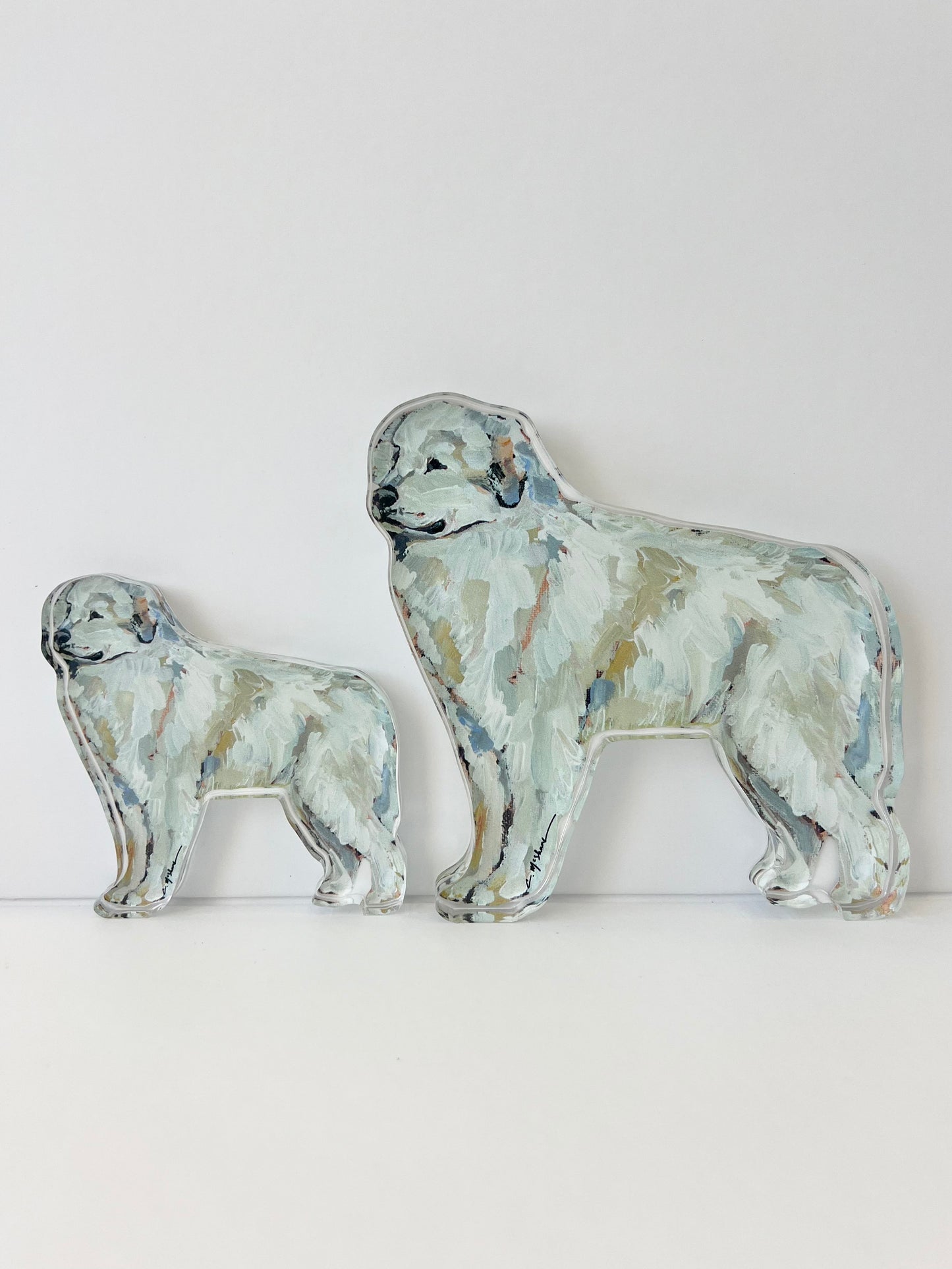 "Great Pyrenees" acrylic