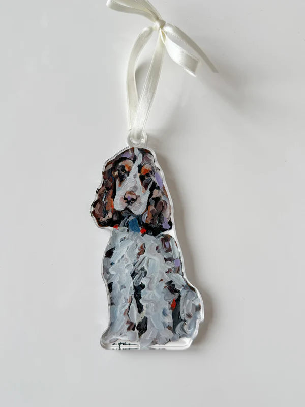 "English Cocker Spaniel Tri" Ornament (Mix + Match 10 MOQ)
