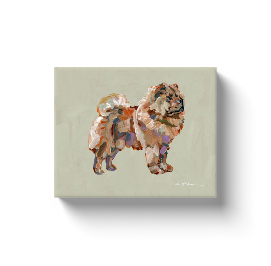 "Chow Chow" canvas print
