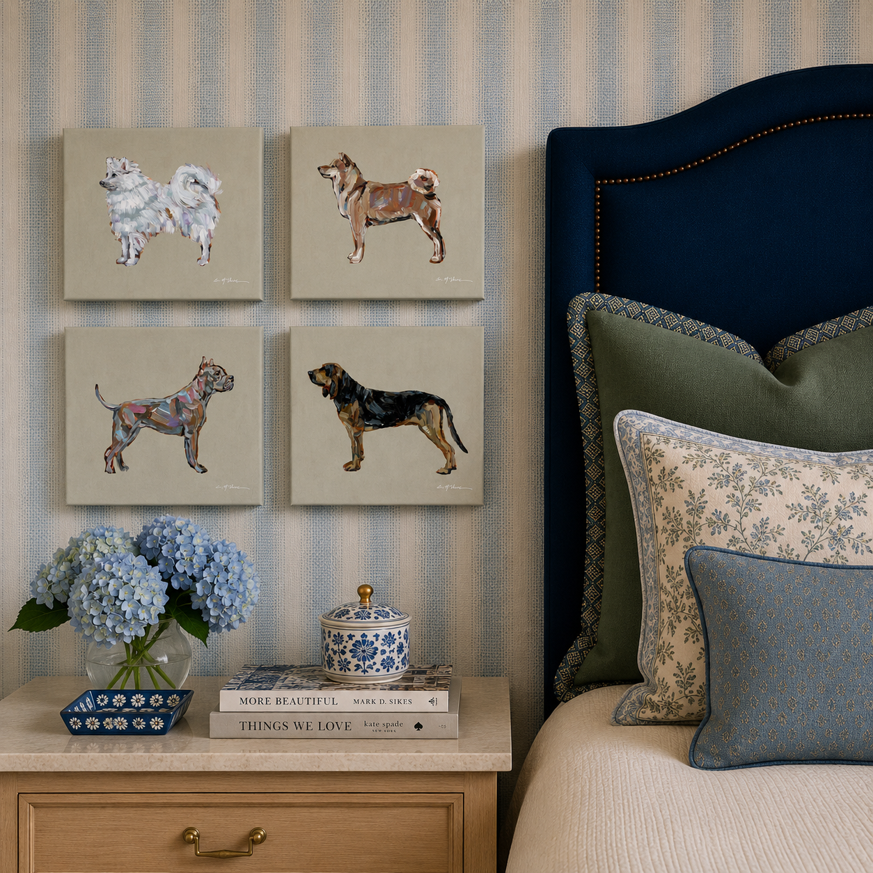 "Bloodhound" canvas print