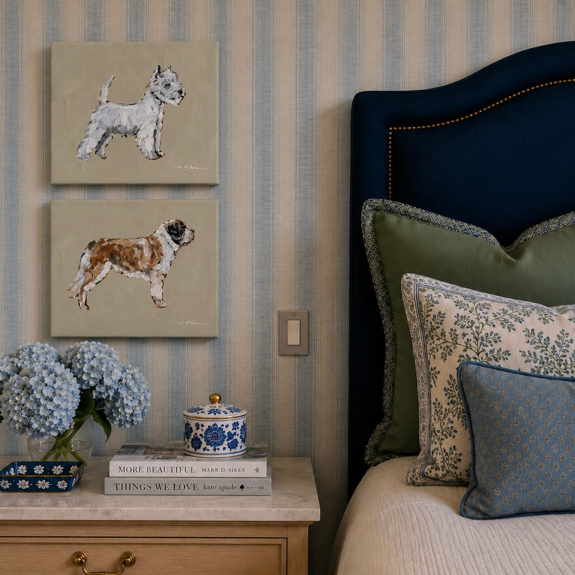 "Saint Bernard" canvas print