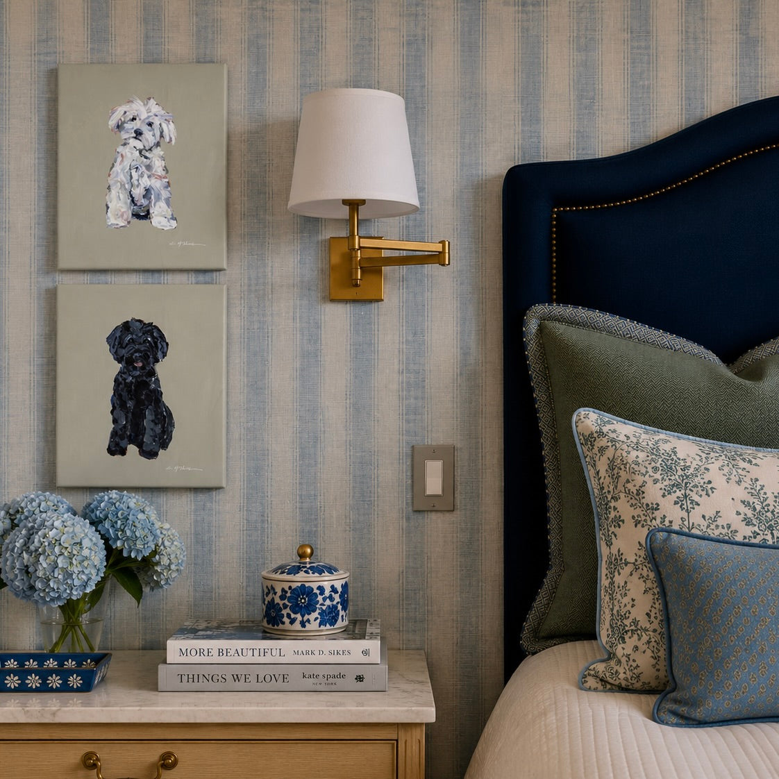 "Maltipoo White" canvas print