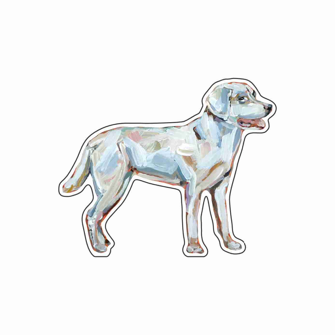 "White Lab" Magnet (Case of 10)