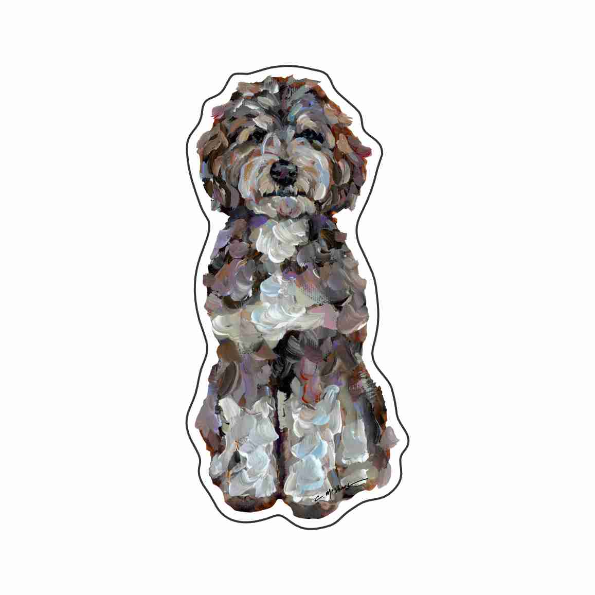 "Bernedoodle Love" Magnet (Case of 10)