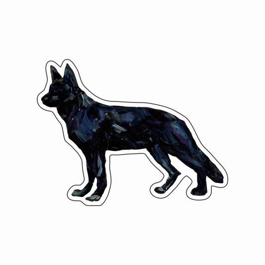"German Shepherd Black" Magnet (Case of 10)