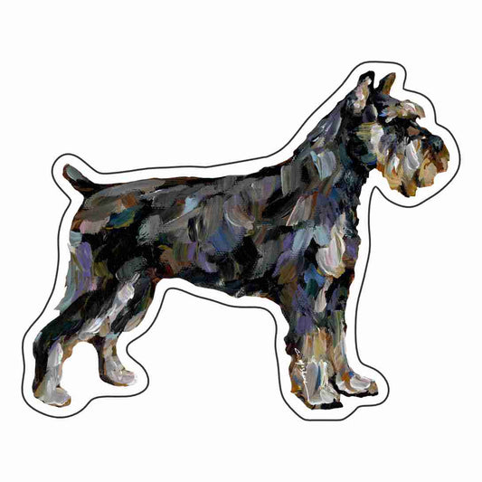 "Schnauzer Abstract" Magnet (Case of 10)