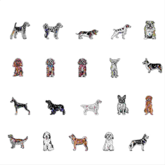 Dog Magnet Variety Pack III (Case of 20 Assorted Dogs)
