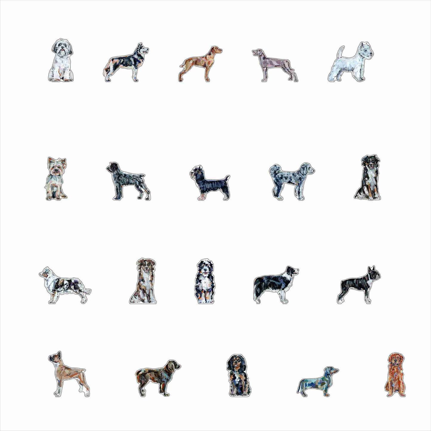 Dog Magnet Variety Pack VI (Case of 20 Assorted Dogs)