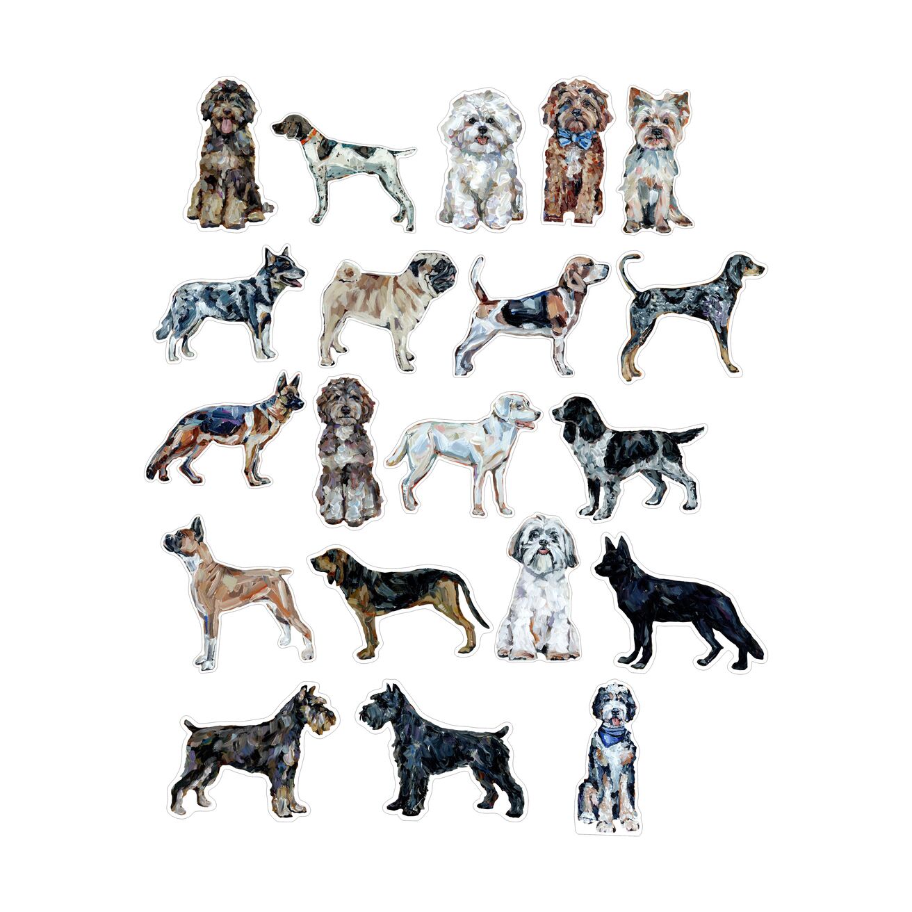 Dog Magnet Variety Pack VII (Case of 20 Assorted Dogs)