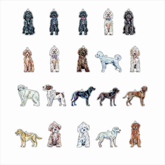 Dog Bag Charm Variety Pack V (Case of 20 Assorted Dogs)