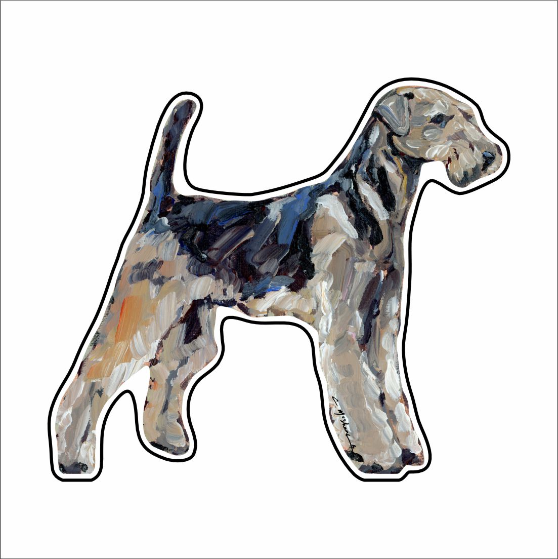 "Airedale" Magnet (Case of 10)