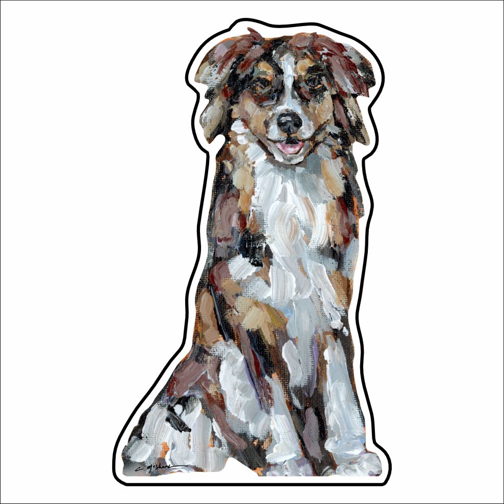 "Australian Shepherd Red"  Magnet (Case of 10)