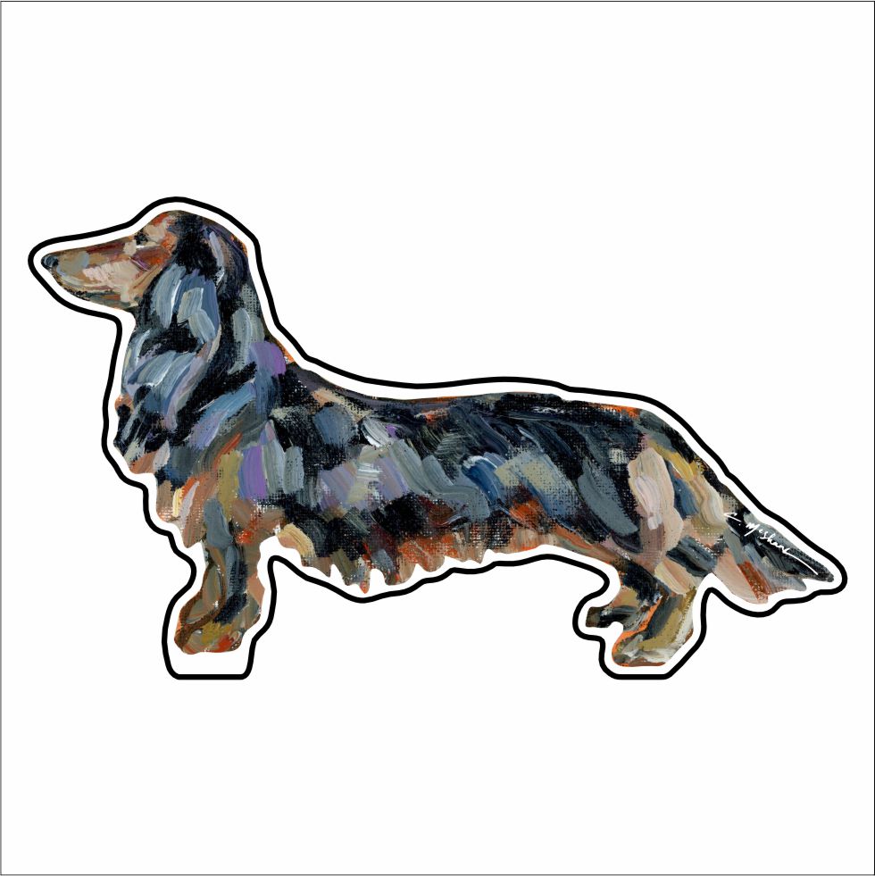 "Dachshund Black & Tan" Magnet (Case of 10)