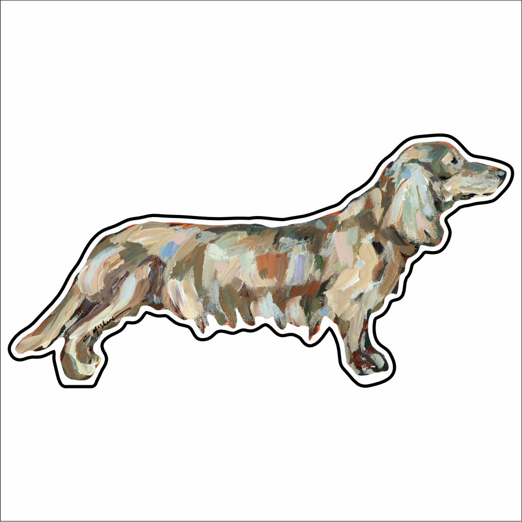 "Dachshund Blonde Long-Haired" Magnet (Case of 10)