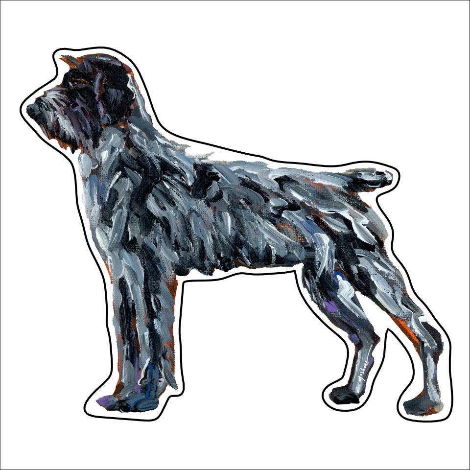"Wirehaired Pointing Griffon" Magnet (Case of 10)