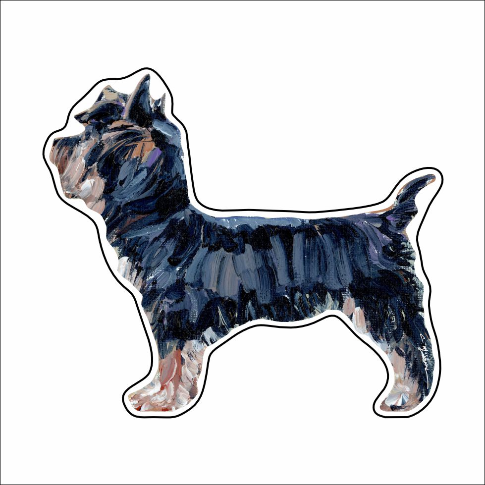 "Yorkie Black & Tan" Magnet (Case of 10)
