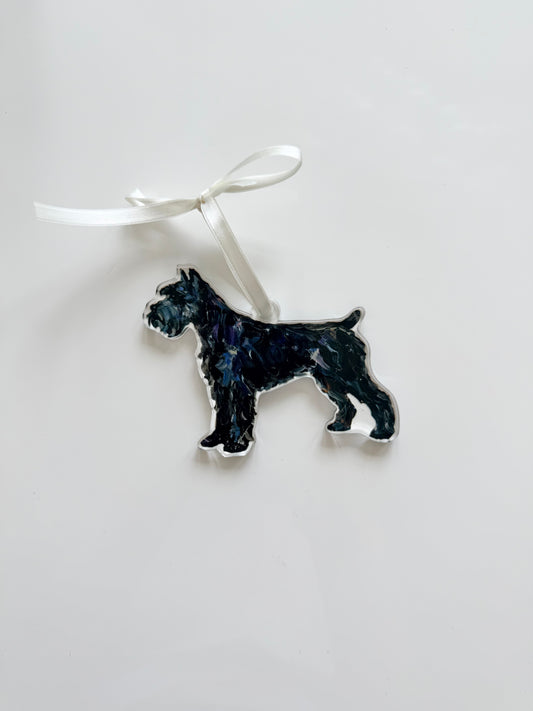 "Schnauzer Black" Ornament (Mix + Match 10 MOQ)