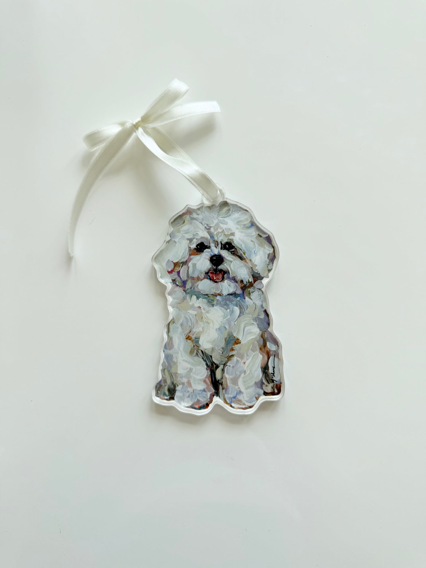 "Bichon Frise" Ornament (Mix + Match 10 MOQ)