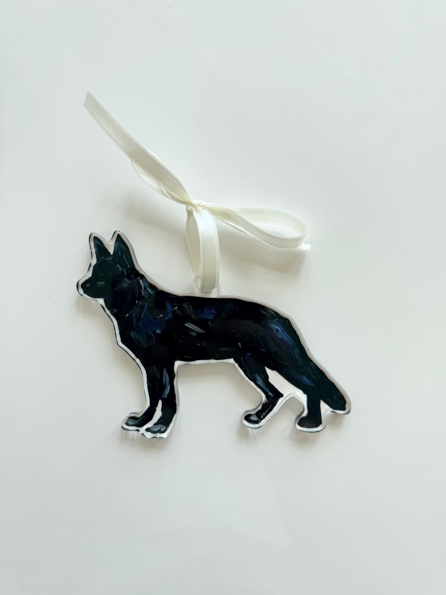 "German Shepherd Black" Ornament (Mix + Match 10 MOQ)