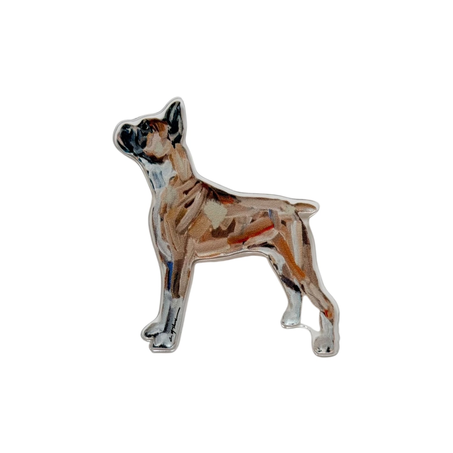 "Boxer" magnet