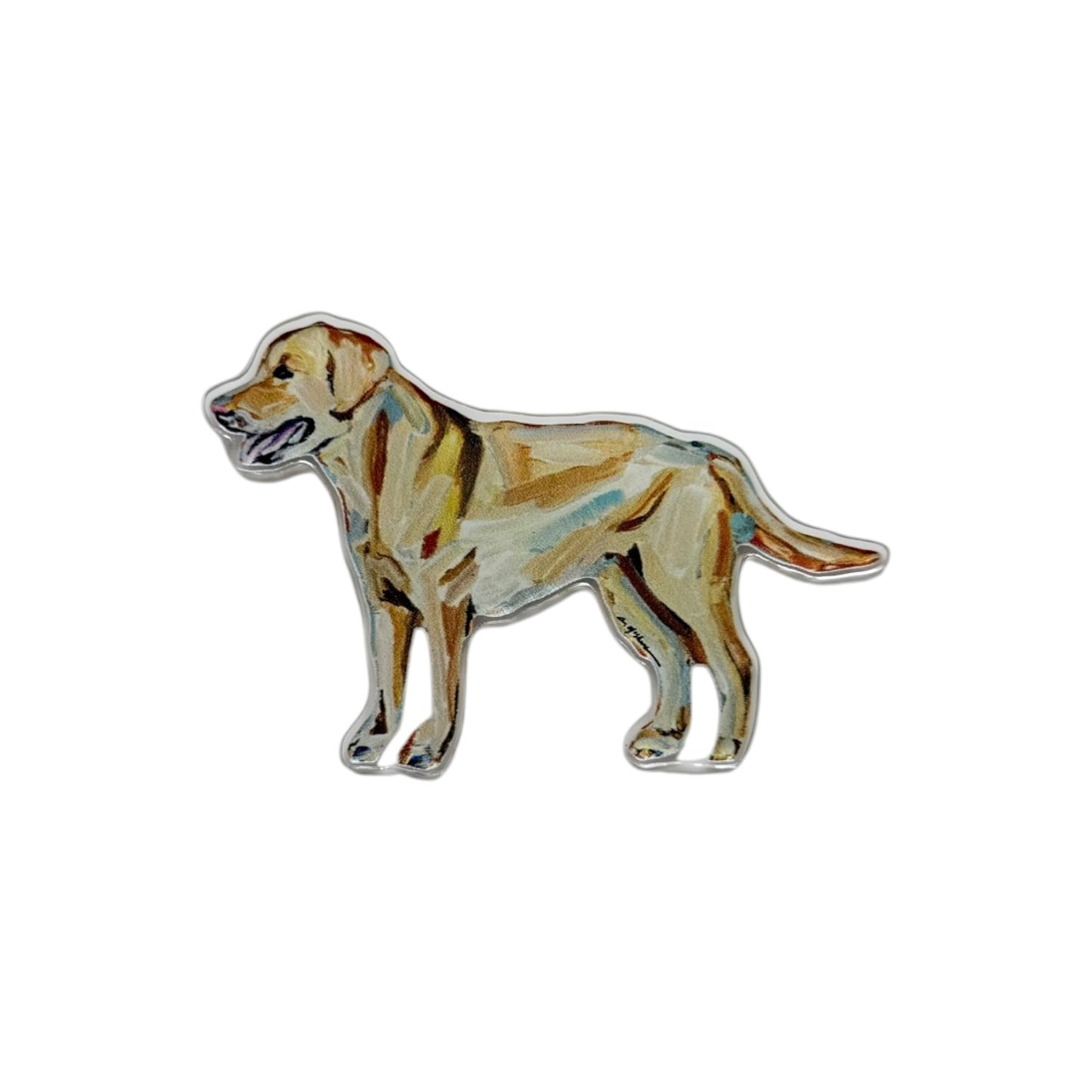 "Lab Yellow" magnet
