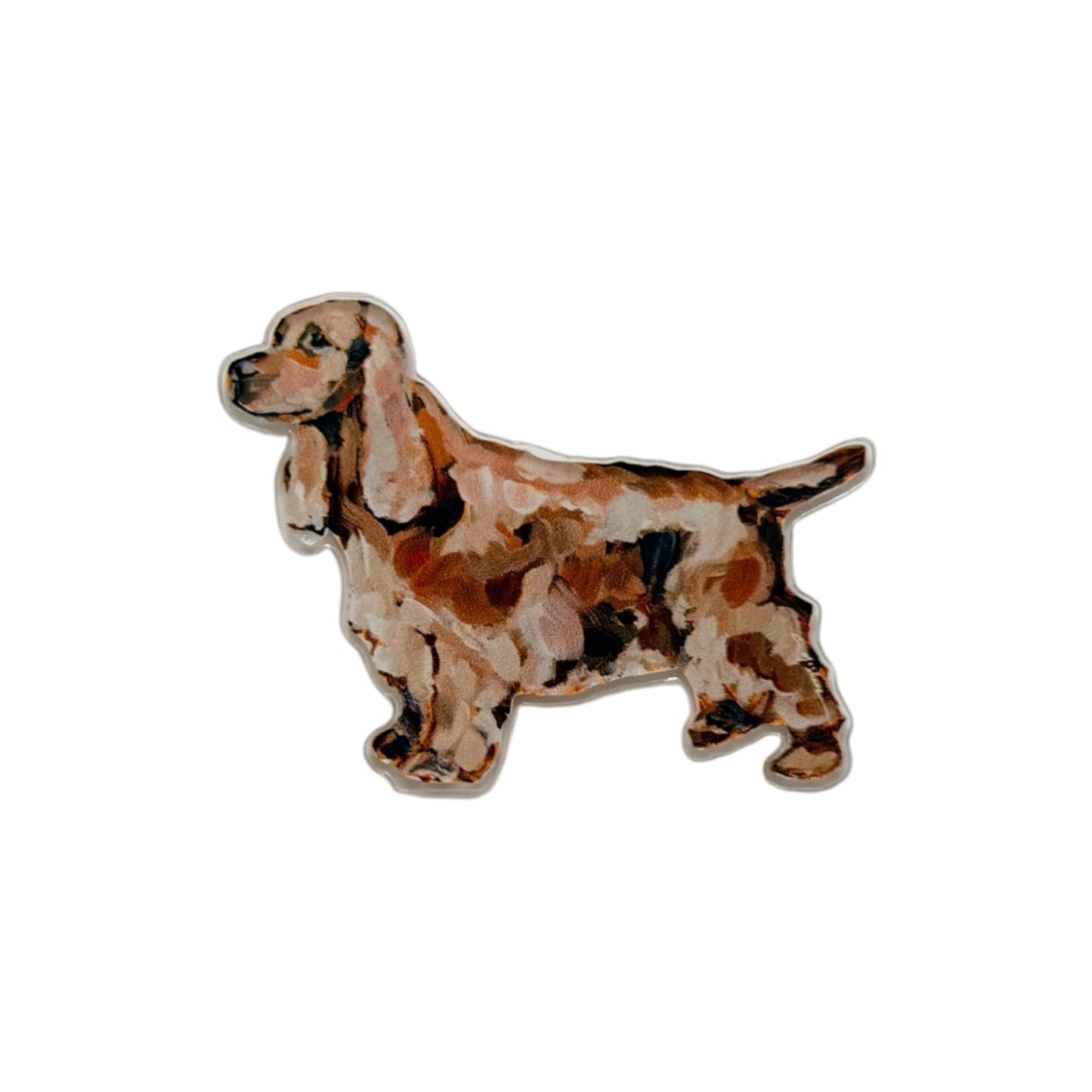"English Cocker Spaniel Golden/Red" magnet