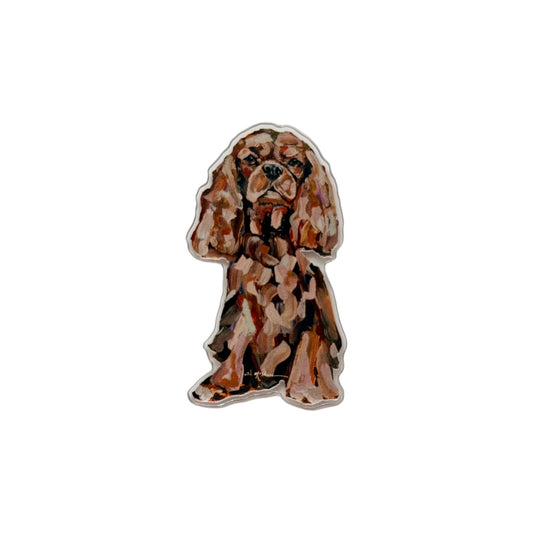 "Cavalier King Charles Ruby" magnet