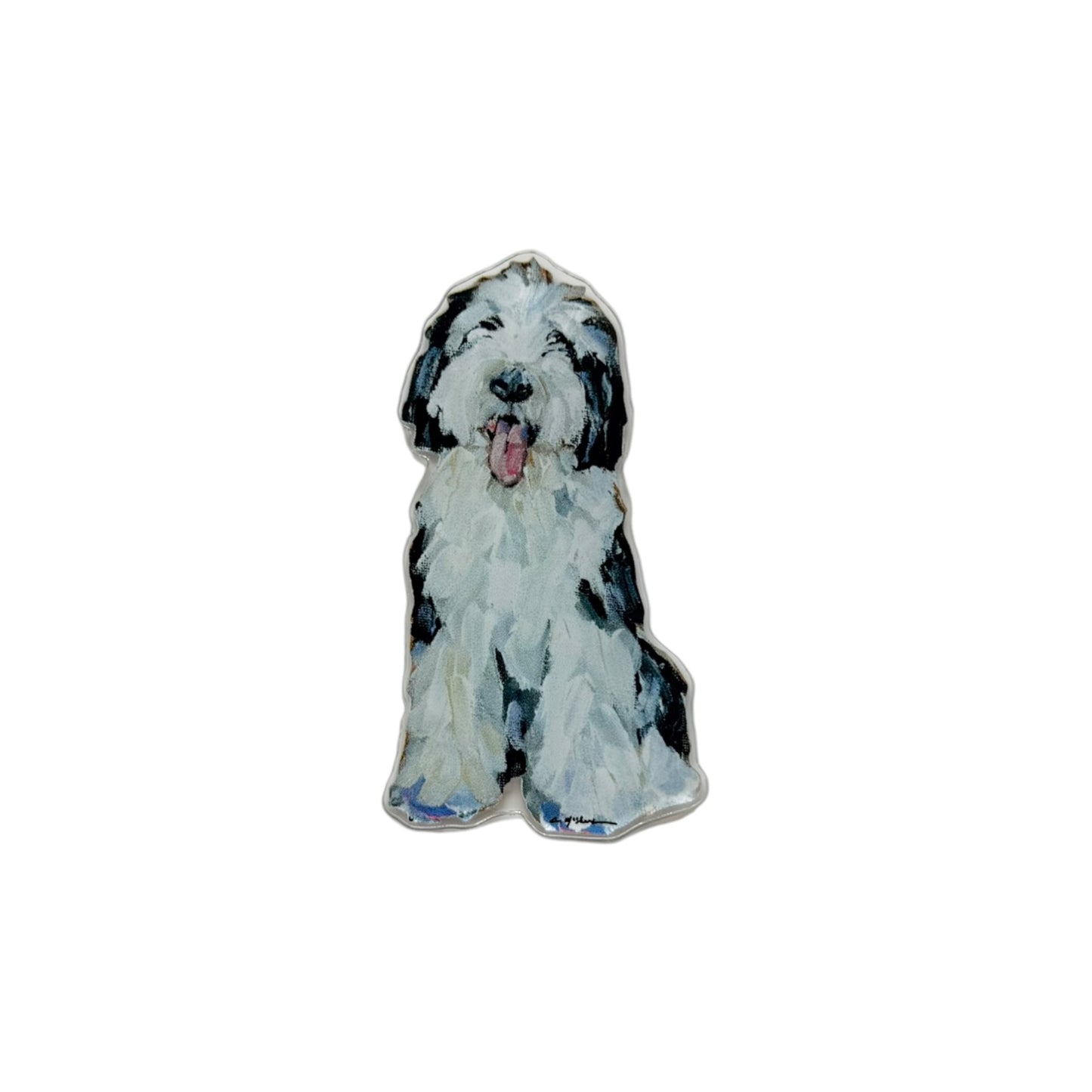 "Sheepadoodle I" magnet