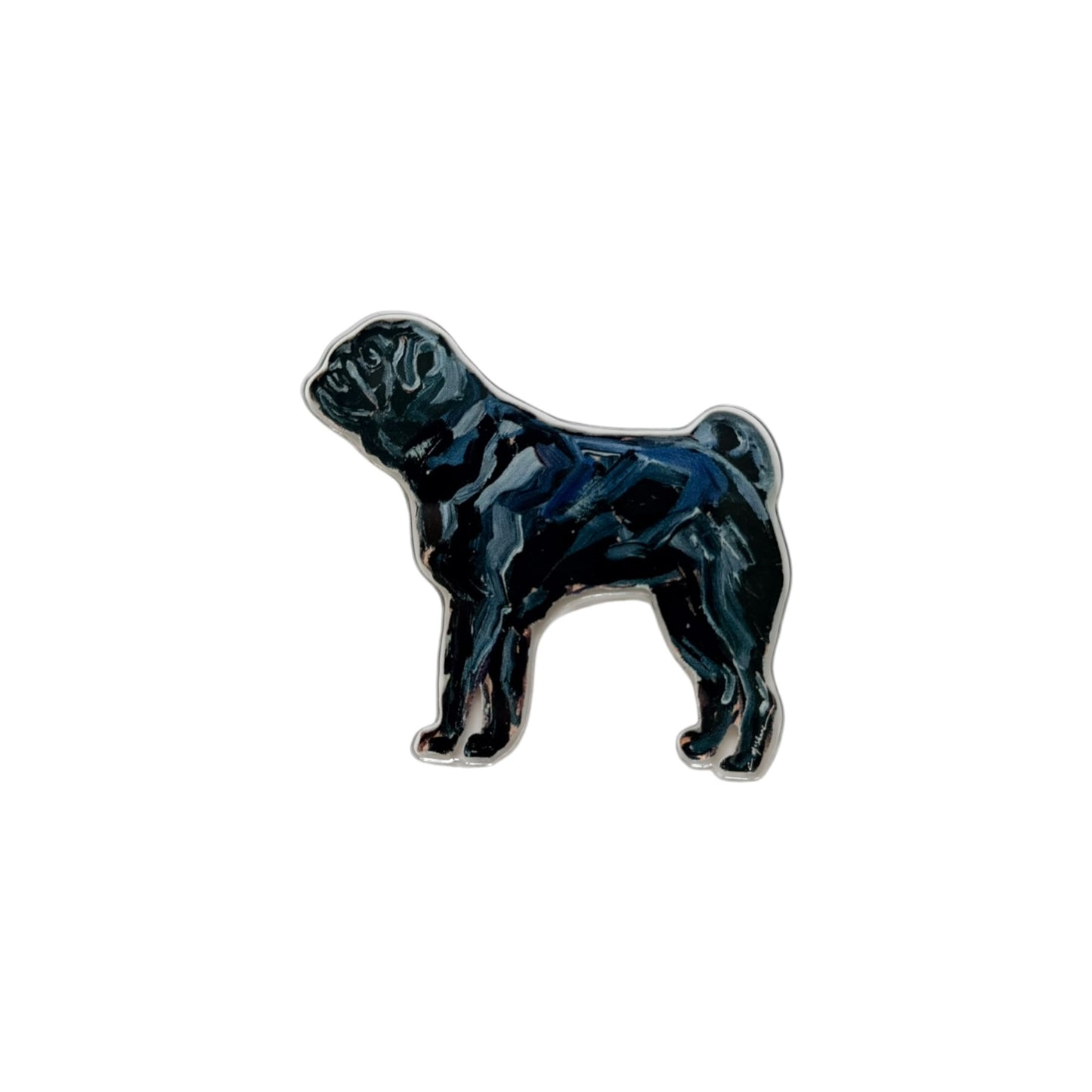 "Pug Black" magnet