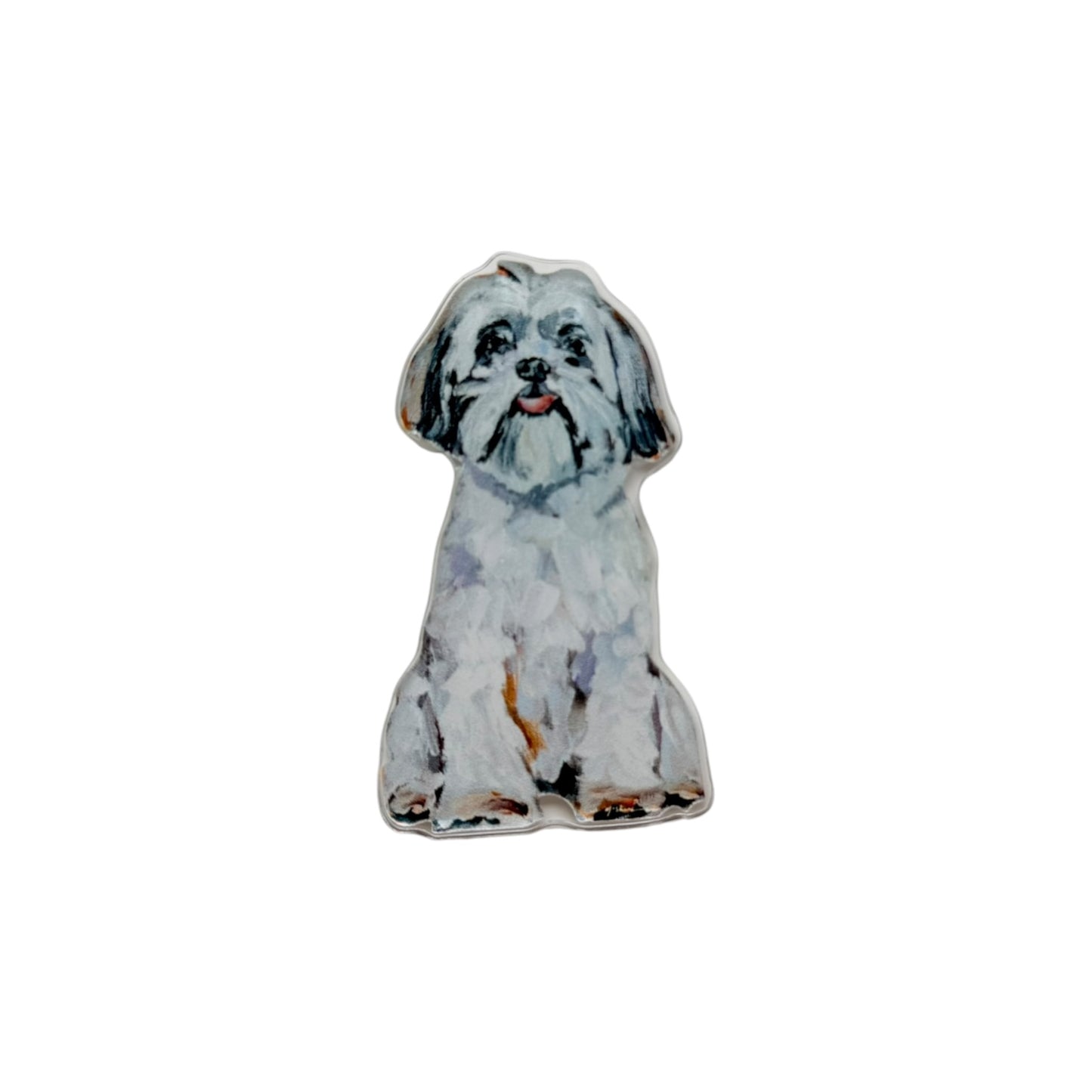 "Shih Tzu White" magnet