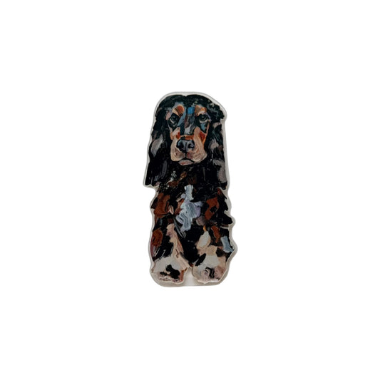 "English Cocker Spaniel Black & Tan" magnet