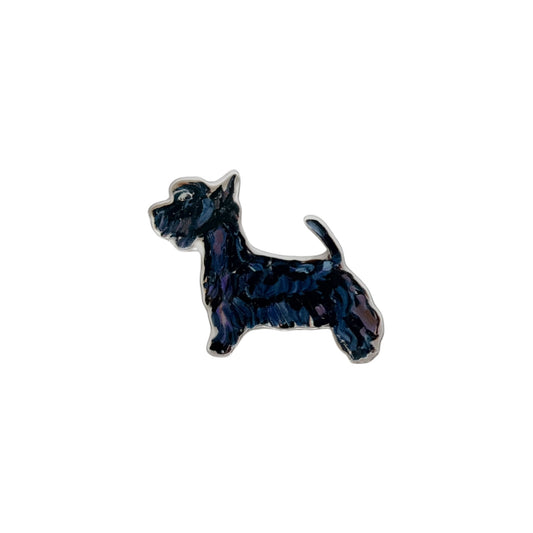 Scottish Terrier dog acrylic magnet featuring original artwork by Chelsea McShane.