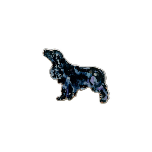 "English Cocker Spaniel Black" magnet
