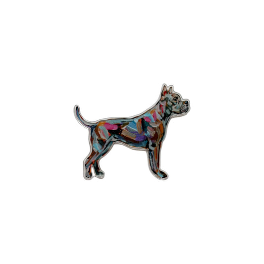 "Pitbull Abstract" magnet