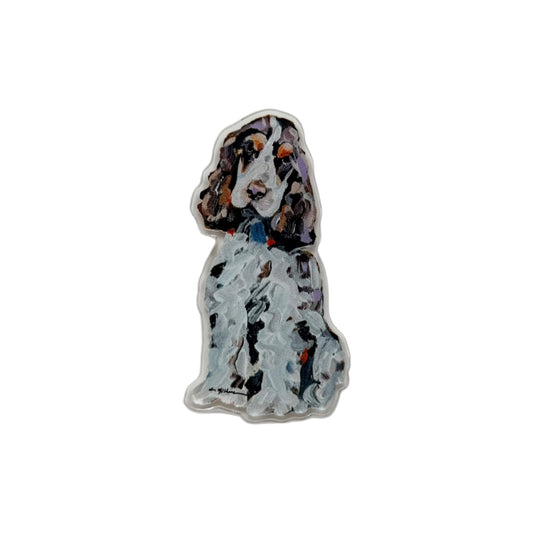 "English Cocker Spaniel Tri" magnet